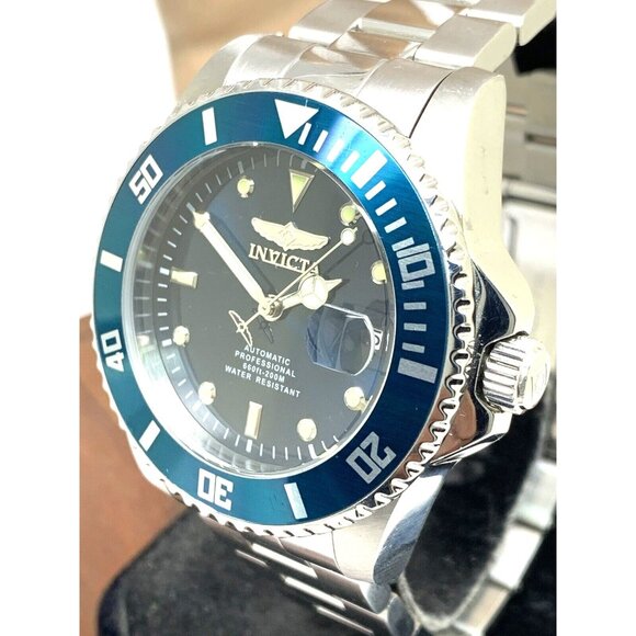 Invicta Men's Watch 36972 Pro Diver Automatic Blue Dial Silver Steel 44mm - Picture 10 of 11